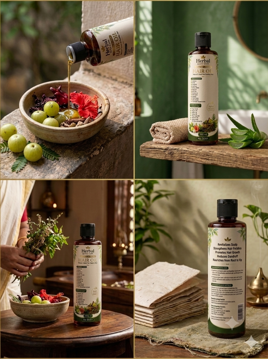 Herbal Bliss Care hair oil